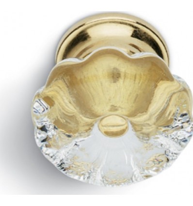 TIRADOR POMO CRISTAL A40 B228 TRANSP FORGE