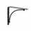 PALOMILLA BALDA NEGRO MATE 150X150 ARCH