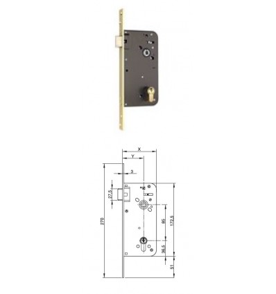 CERR C/GOLP S/BOMB H NIQ 80 805E PORTERO