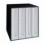BUZON LIB 400X435X320 NEG/INOX A5 V1650-04