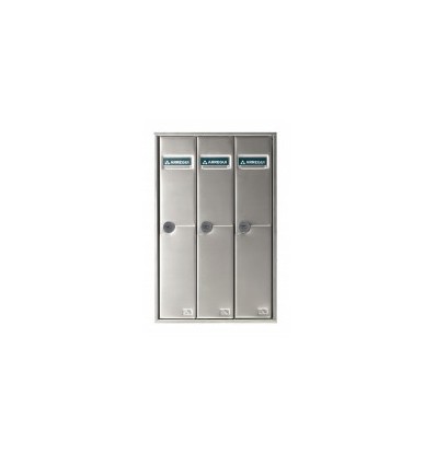 BUZON LIBRO 402X435X300 INOX MATE V1157