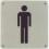 SILUETA WC INOX 170X170 51 CABALLERO