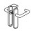 MANILLA INOX 245X45 19 U 1988/903 MATE