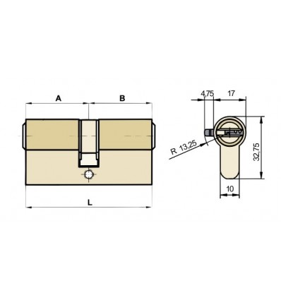 BOMBILLO PUNTOS 45X32 L13 L NIQ C434532N