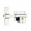 CERROJO PLASTON NIQUEL 22