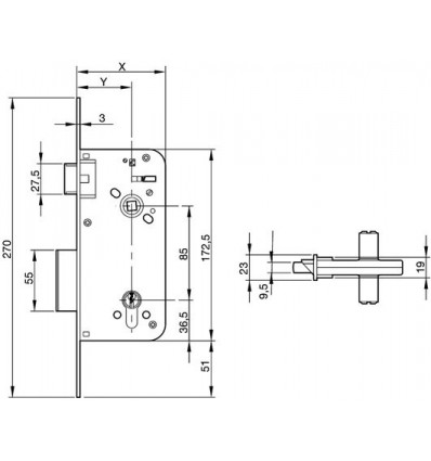 CERR C/GOLP S/BOMB H NIQ 50 800