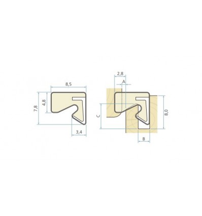 JUNTA QLON 3034 8 MARRON OSC