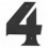 NUMERO H NEGRO BORDES LISOS 10 Nº 4