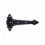 BISAGRA H NEGRO 140 55 MARTILLADA